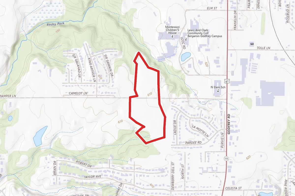 Glazebrook Baseball Field Loop