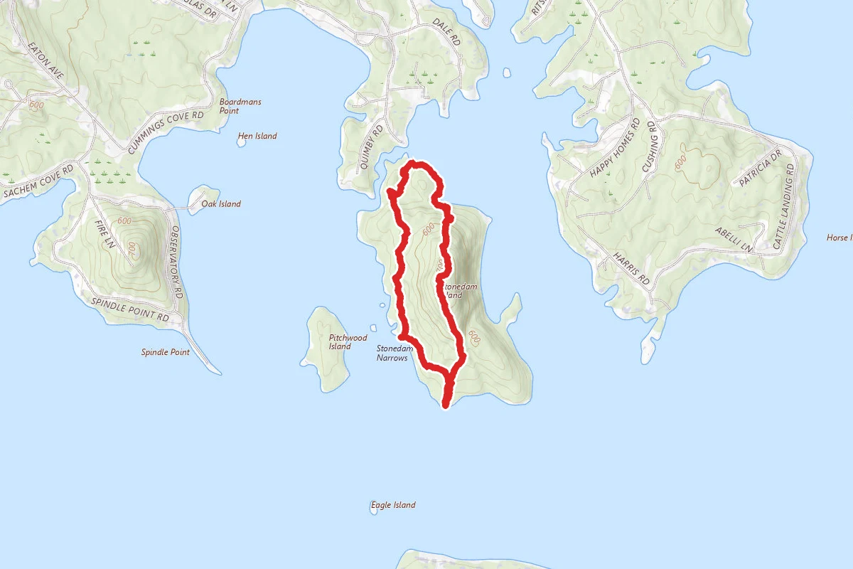 Stonedam Island Long Loop Trail
