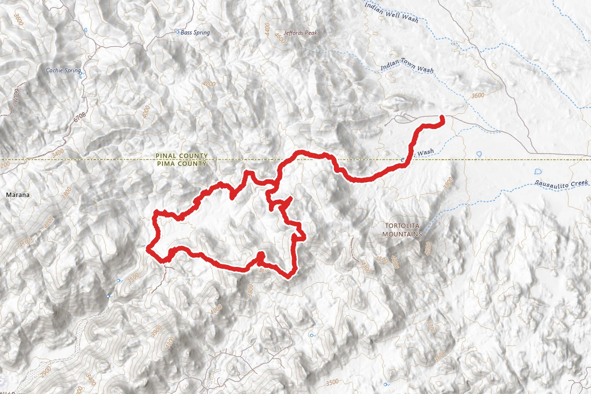Ridgeline Loop via Goat Corral Trail