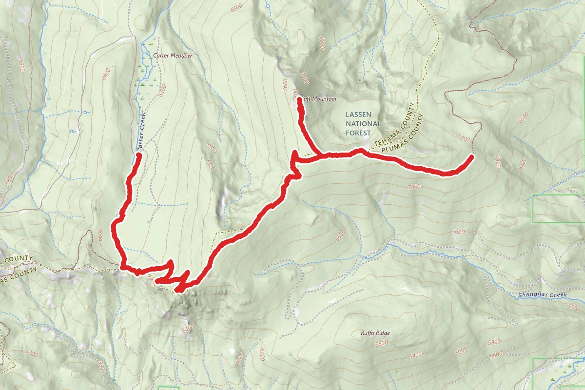 Butt Mountain via Pacific Crest Trail