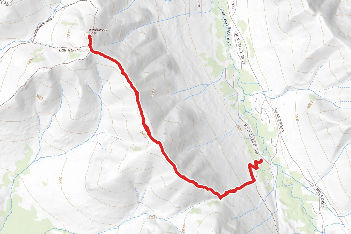 Rendezvous Peak via South Fork Eagle River