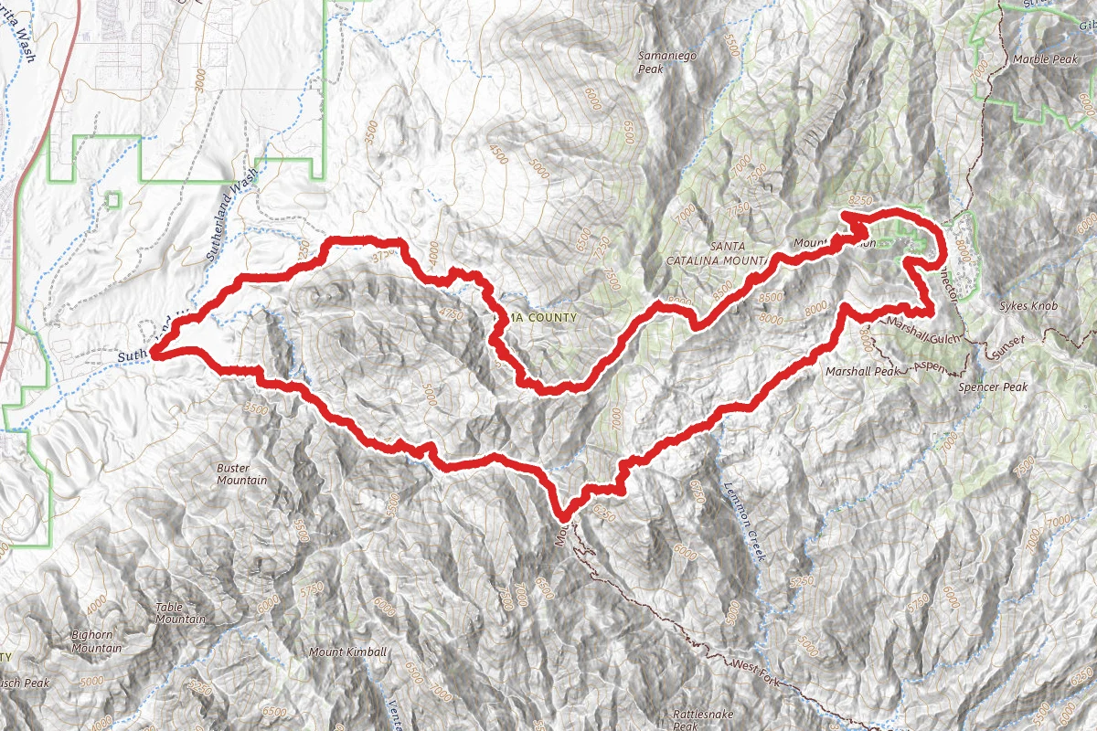 Santa Catalina Mount Lemmon Loop