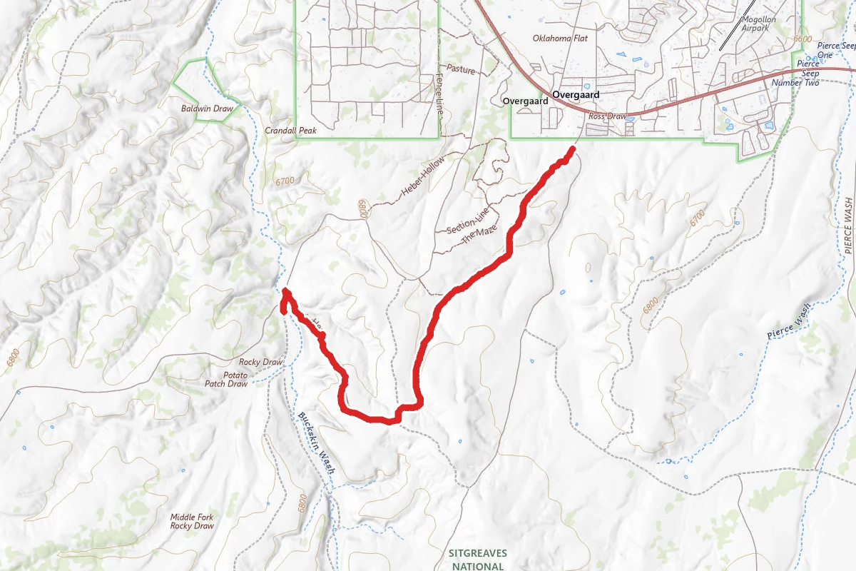 Ross Draw and 7th Heaven Trail