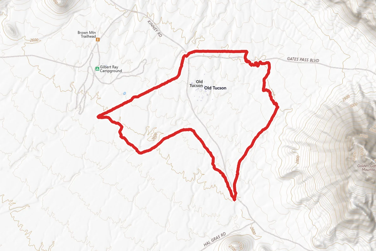 Mariposa, Gates Pass and Ironwood Trail Loop