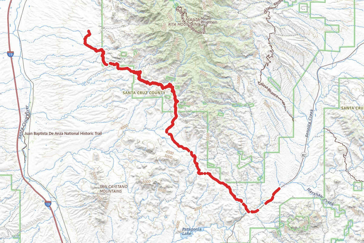 FS Road 143 to Patagonia