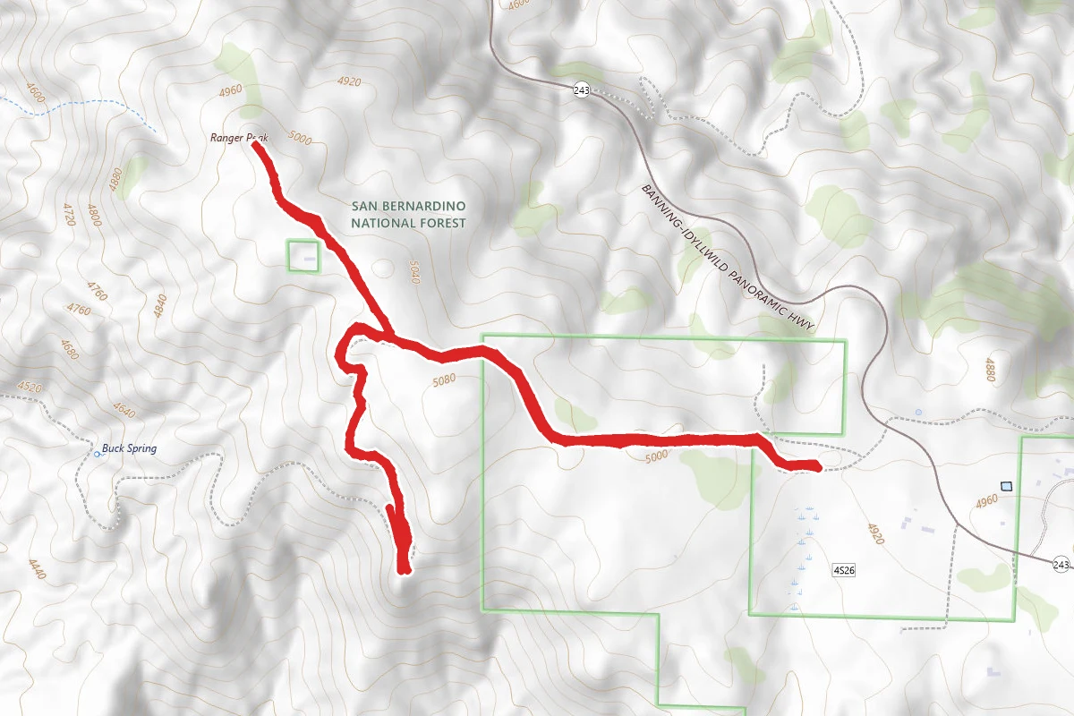 Poppet Flat Divide Truck Trail