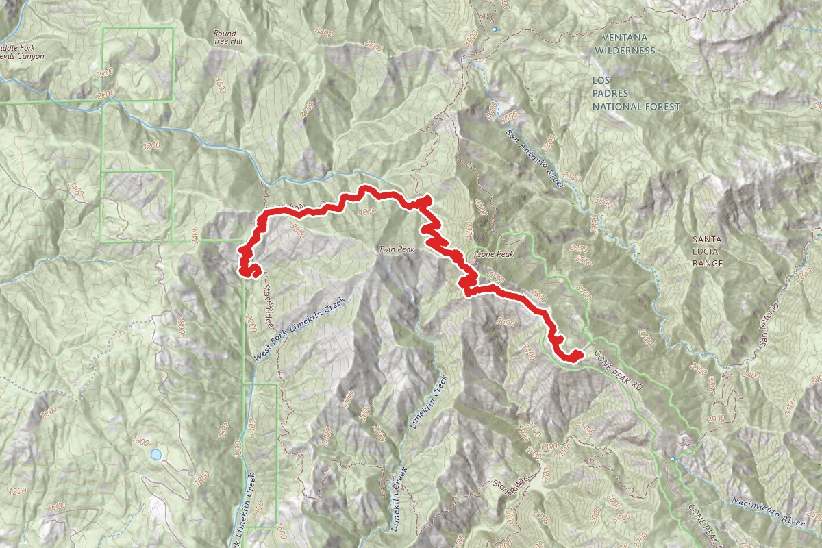 Cone Peak Trail to Goat Camp