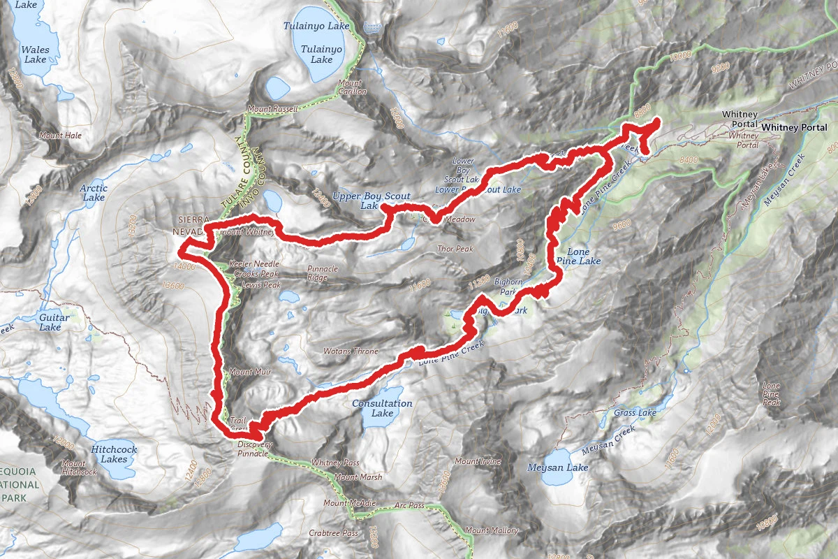 Mount Whitney Loop