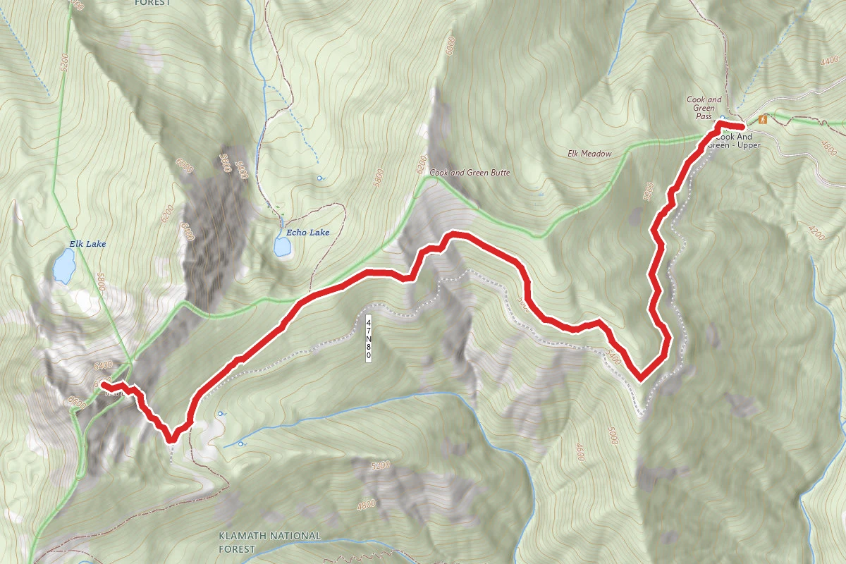 Red Butte via PCT