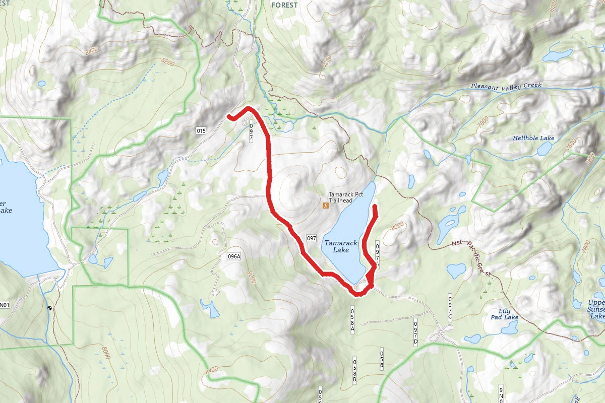 Tamarack Lake Trail