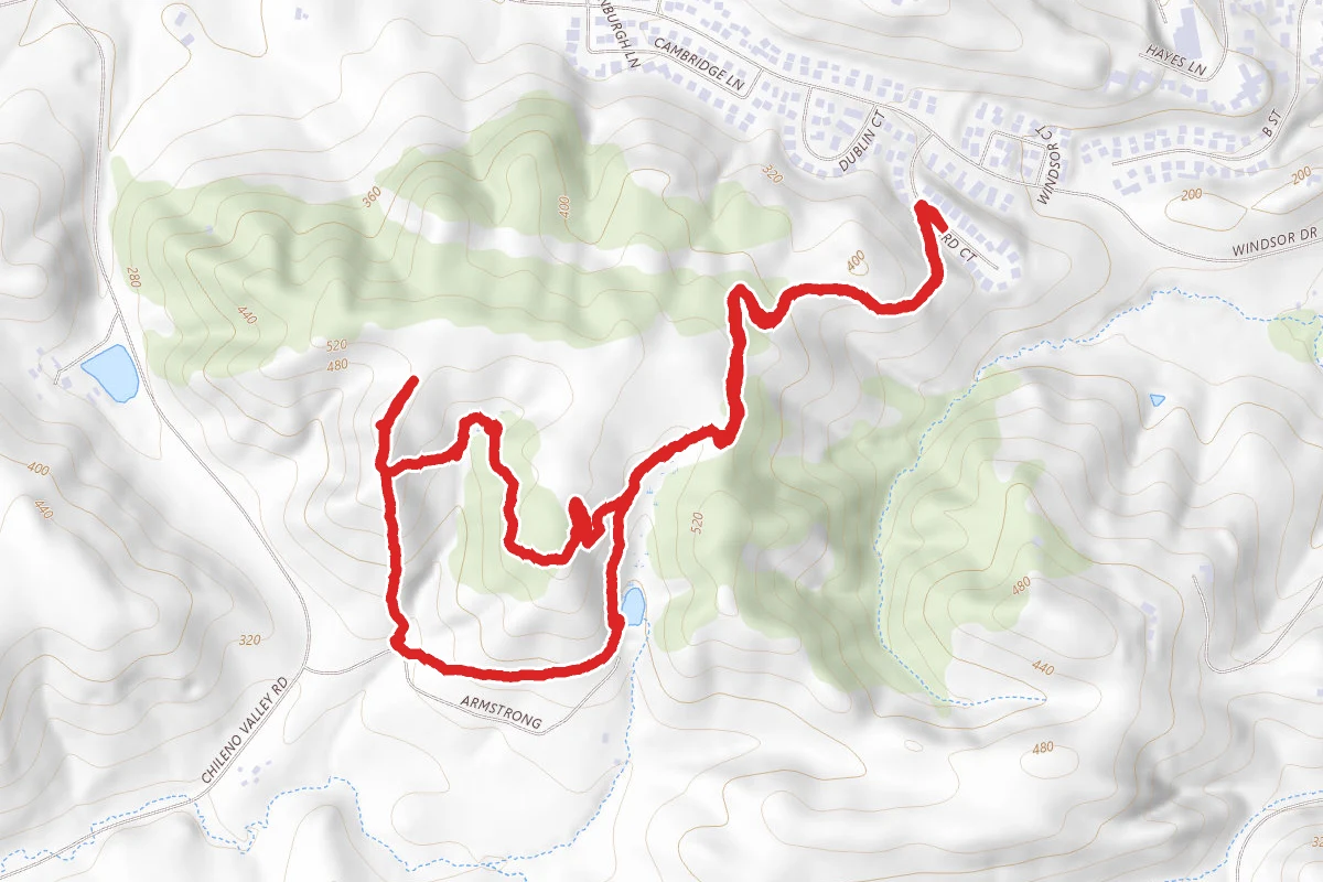 Ridge Trail, Arroyo Trail, and Yarrow Trail Loop