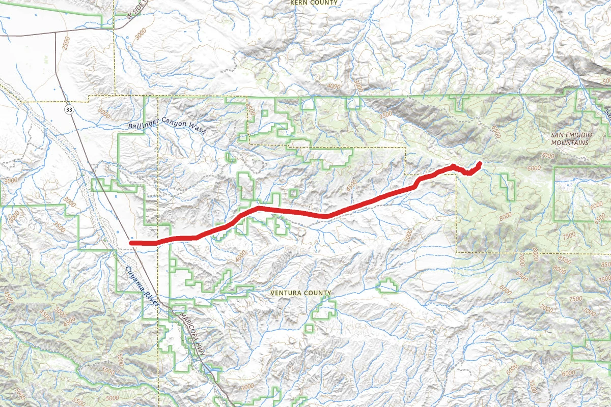 Quatal Canyon OHV Trail