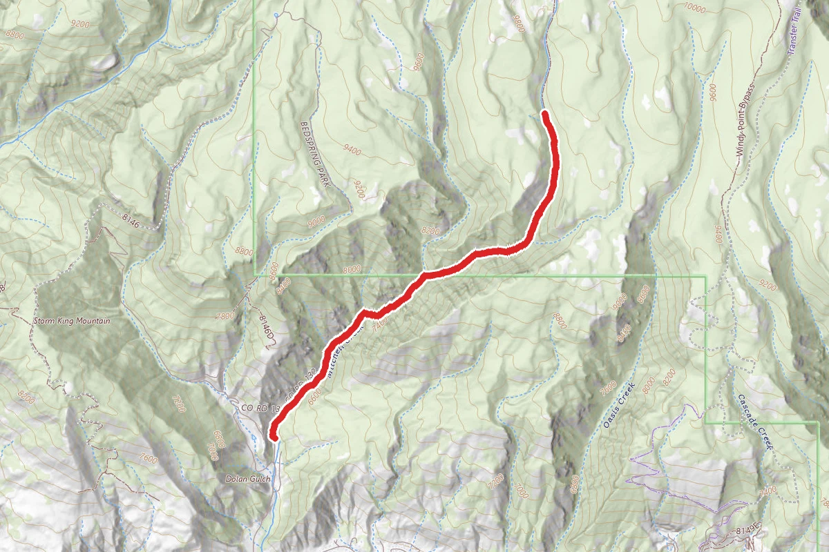 Mitchell Creek Trail 1845