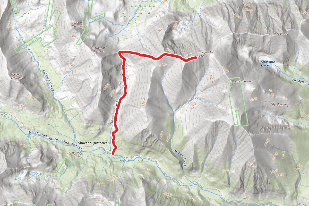 Tabeguache Peak via Jennings Creek