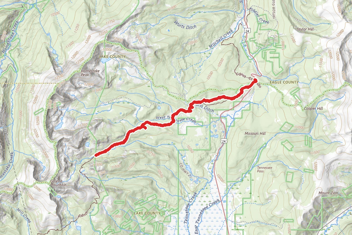 Tennessee Pass to Longs Gulch
