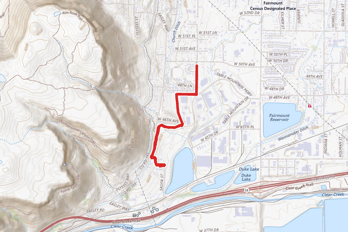 Golden Open Space Trail