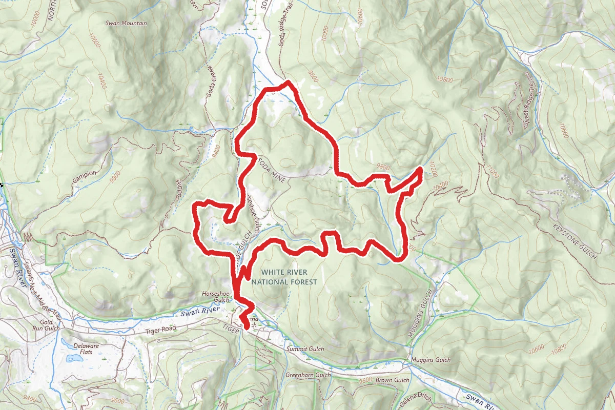 Blair Witch to Colorado Trail Loop
