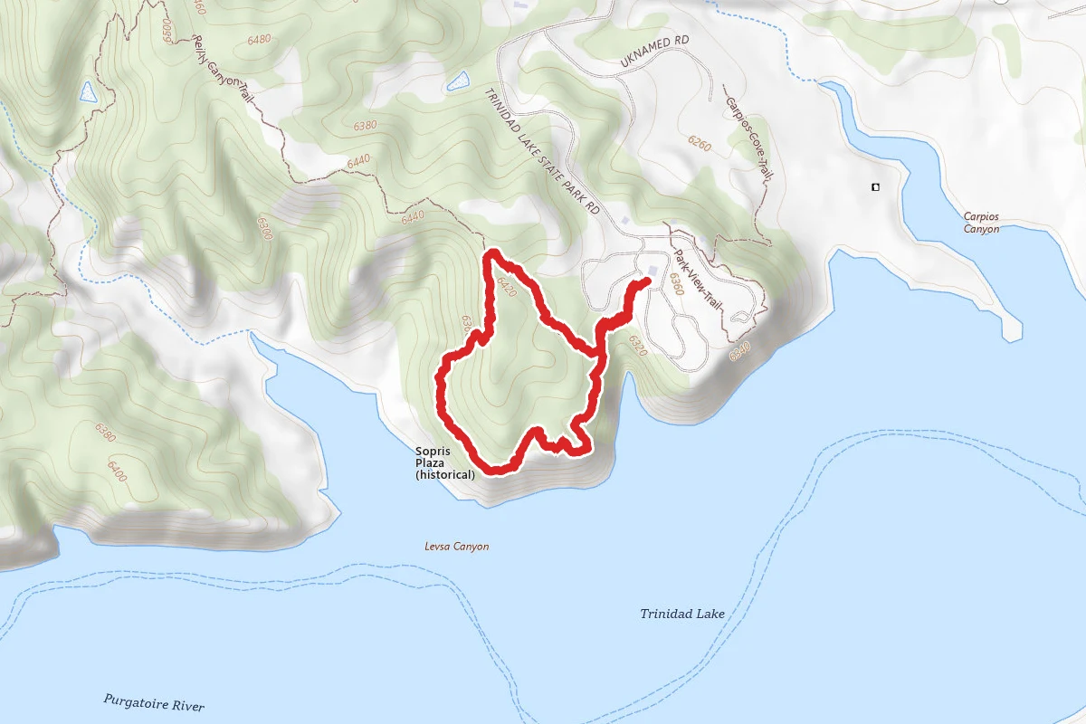 Trinidad Lake State Park Loop