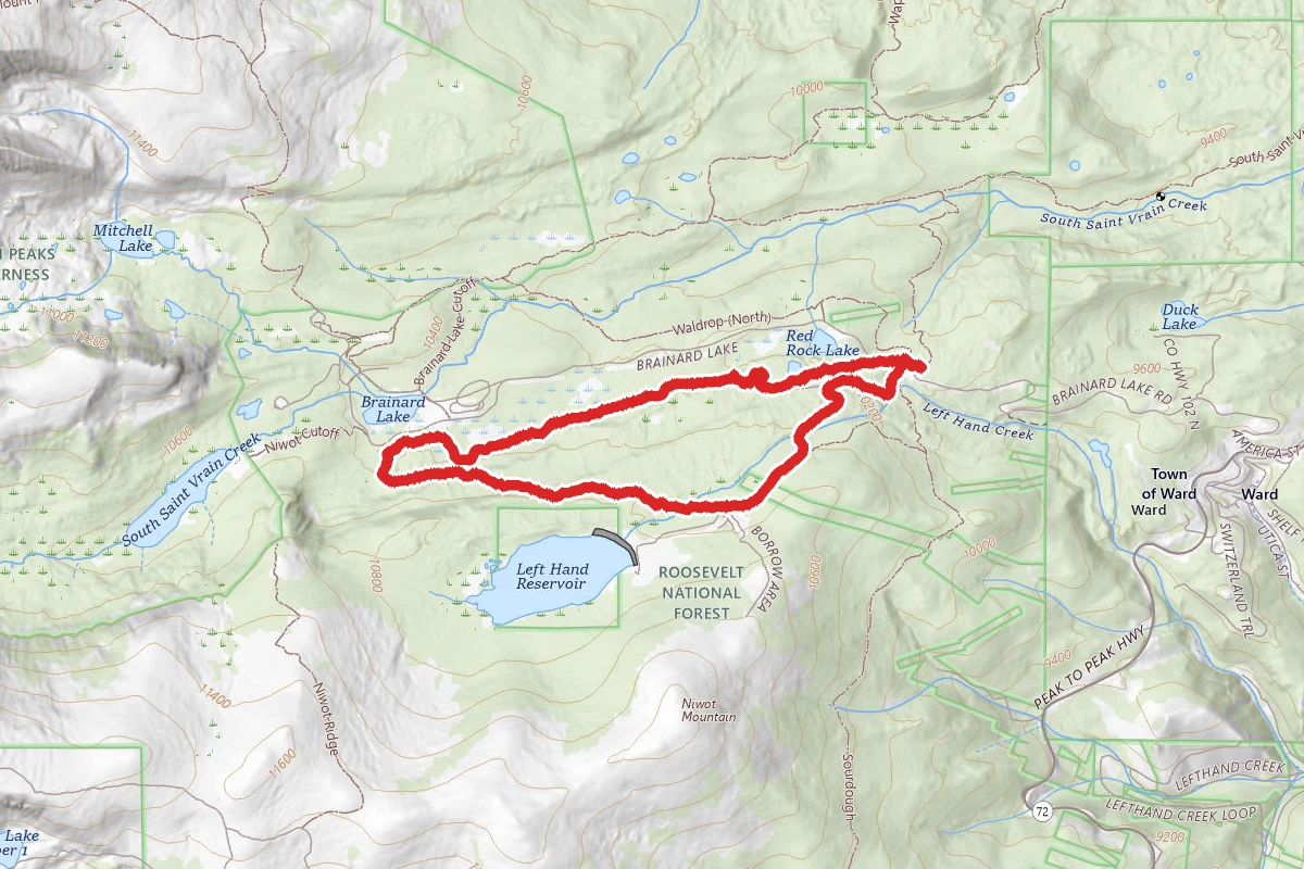 CMS South Trail and Little Raven Trail