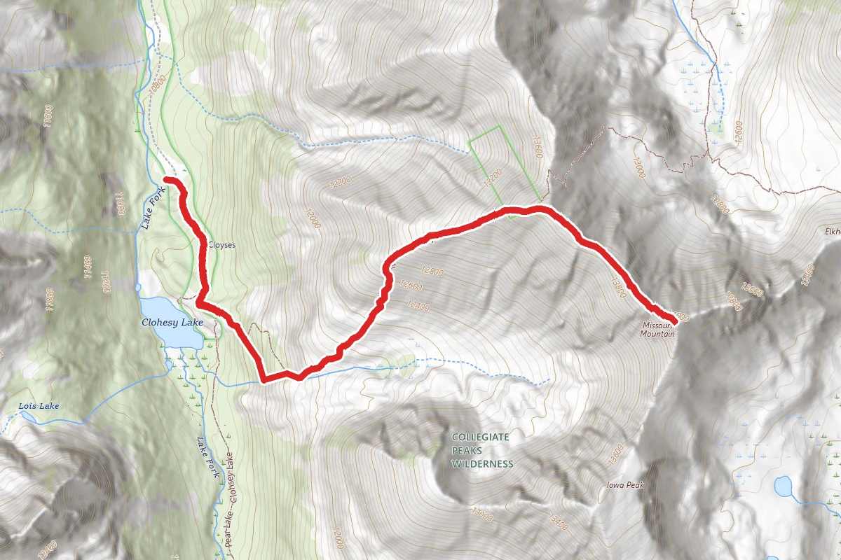 Missouri Mountain West Ridge