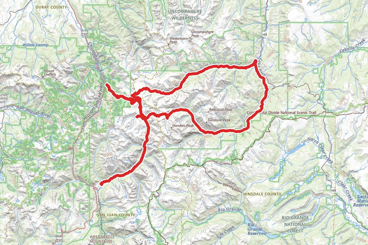 Alpine Loop OHV Route