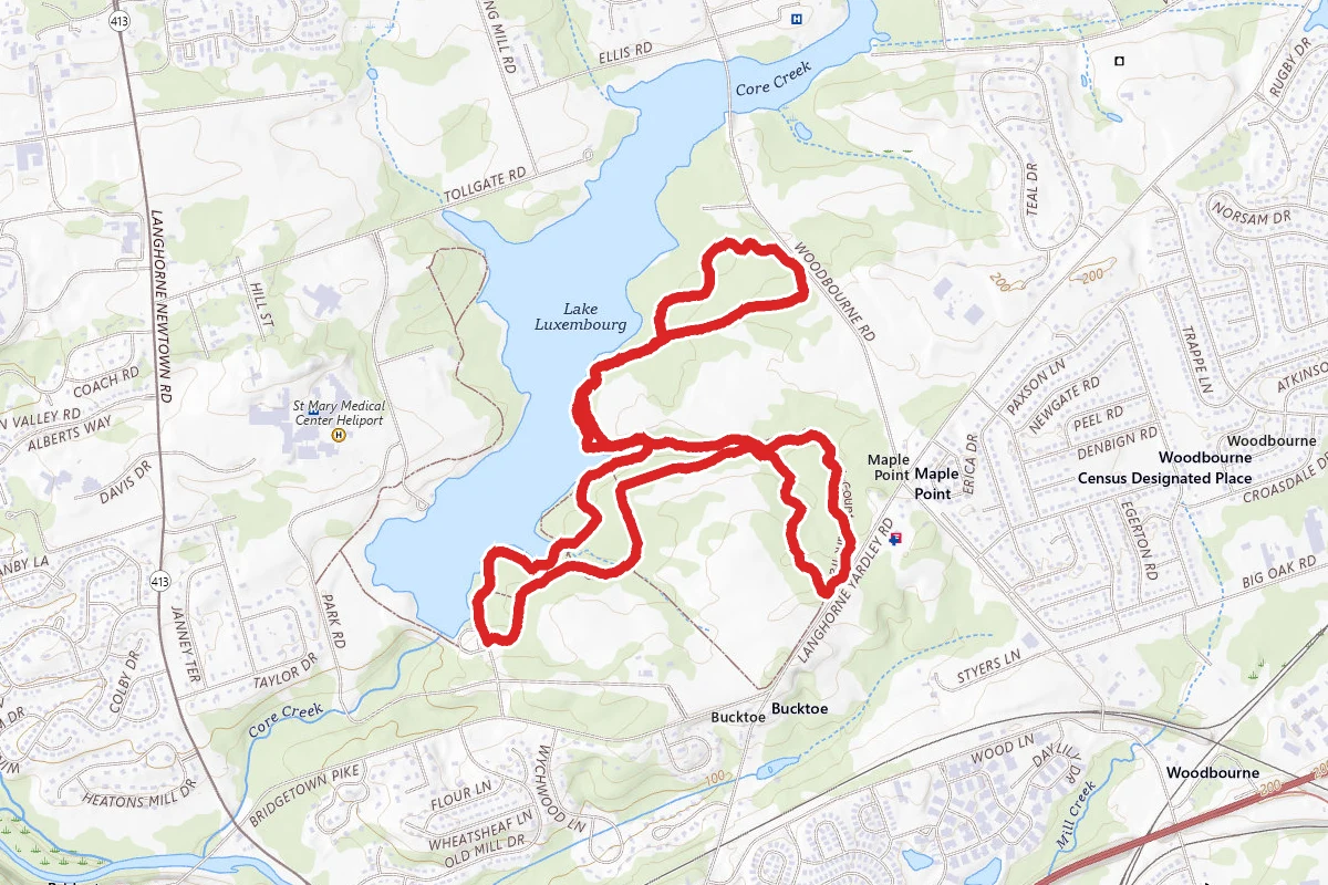 Core Creek Park Trail