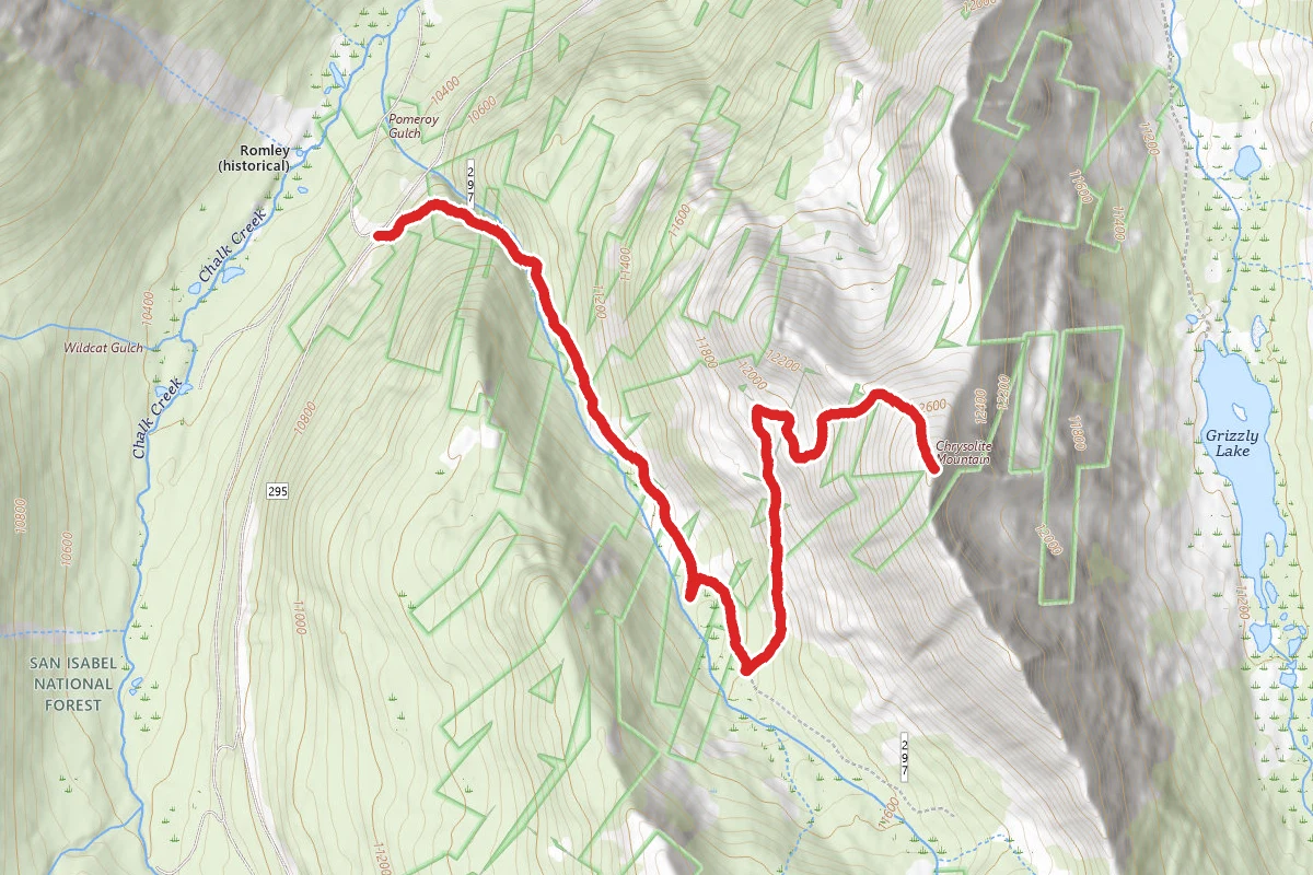 Chrysolite Mountain Trail