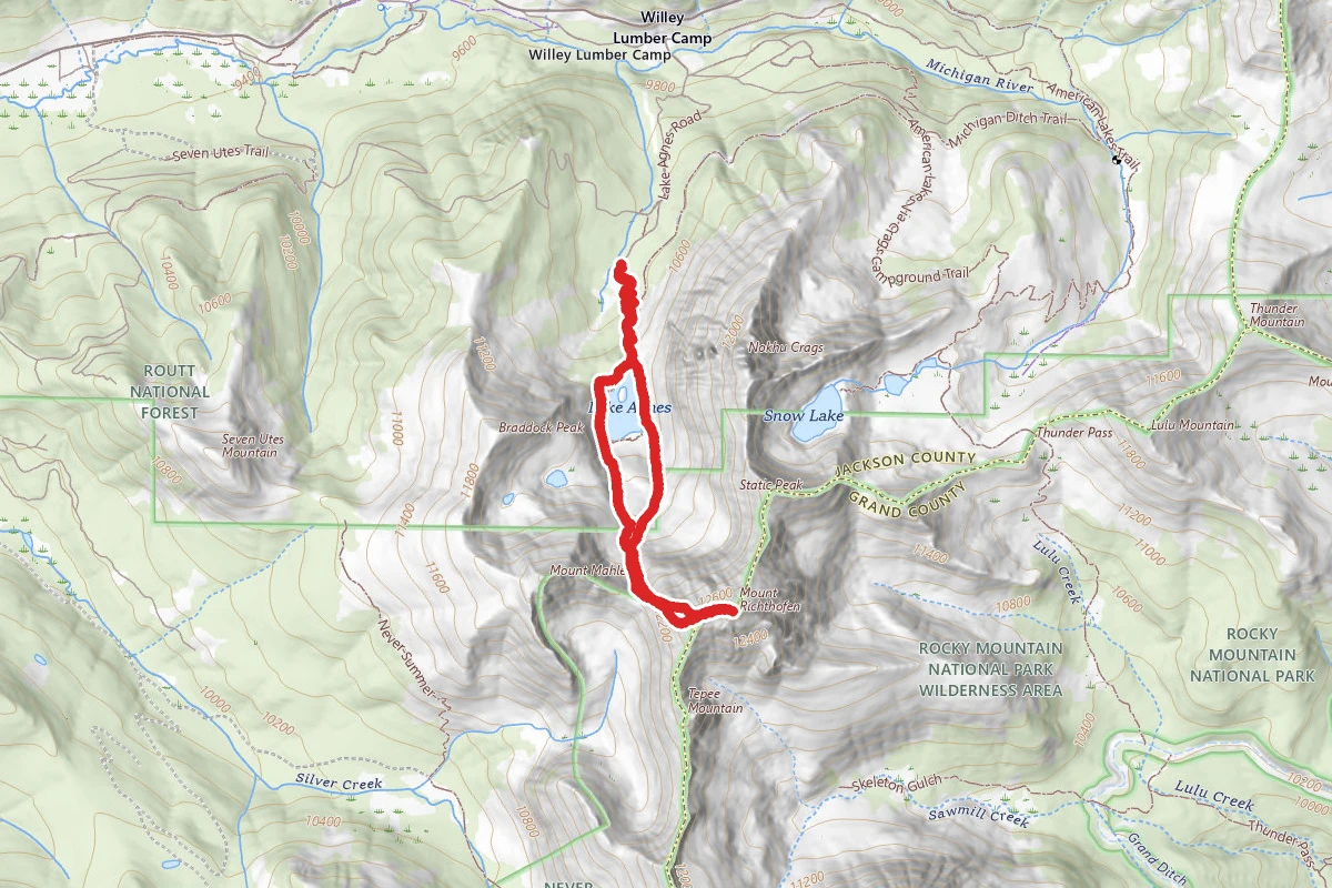 Mount Richthofen Summit Trail