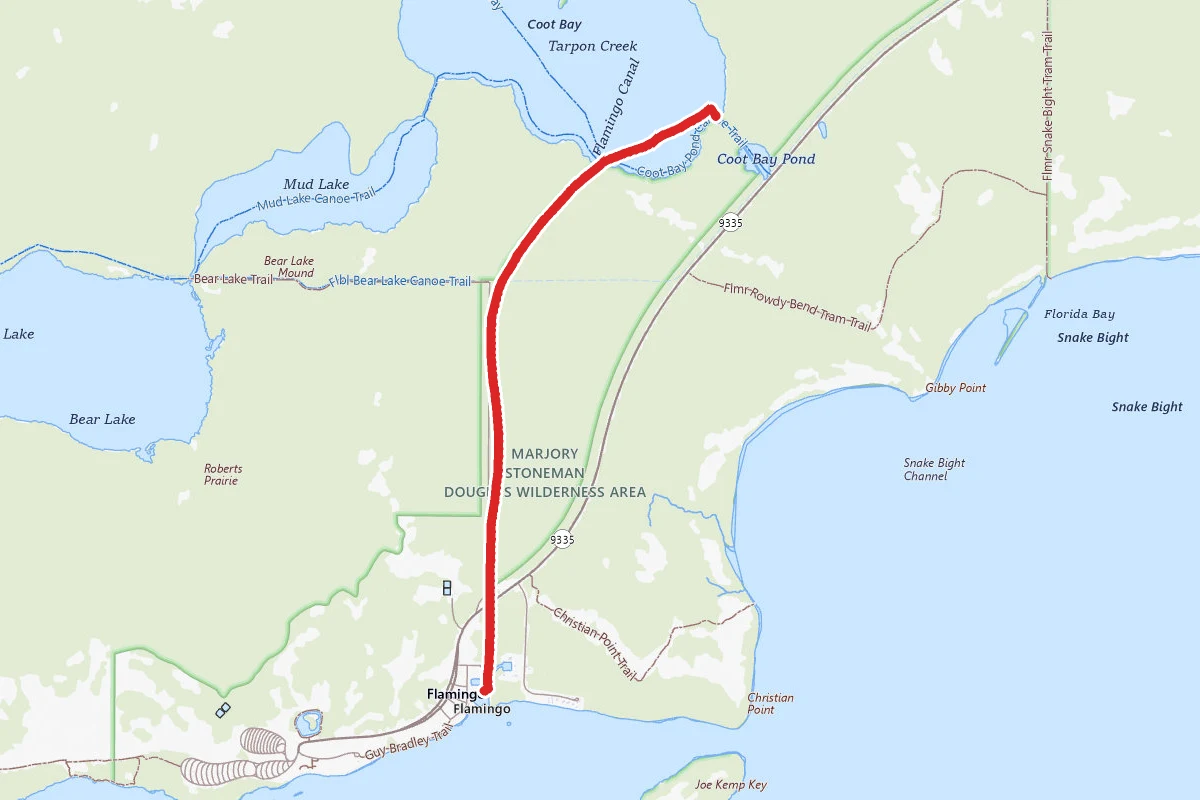 Flamingo to Coot Bay