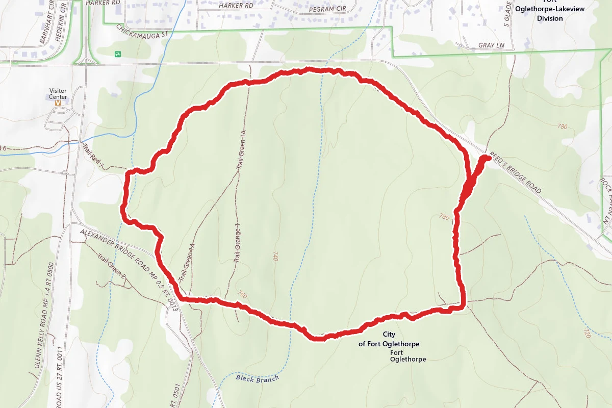 Colquitt Monument and Helm Monument Loop