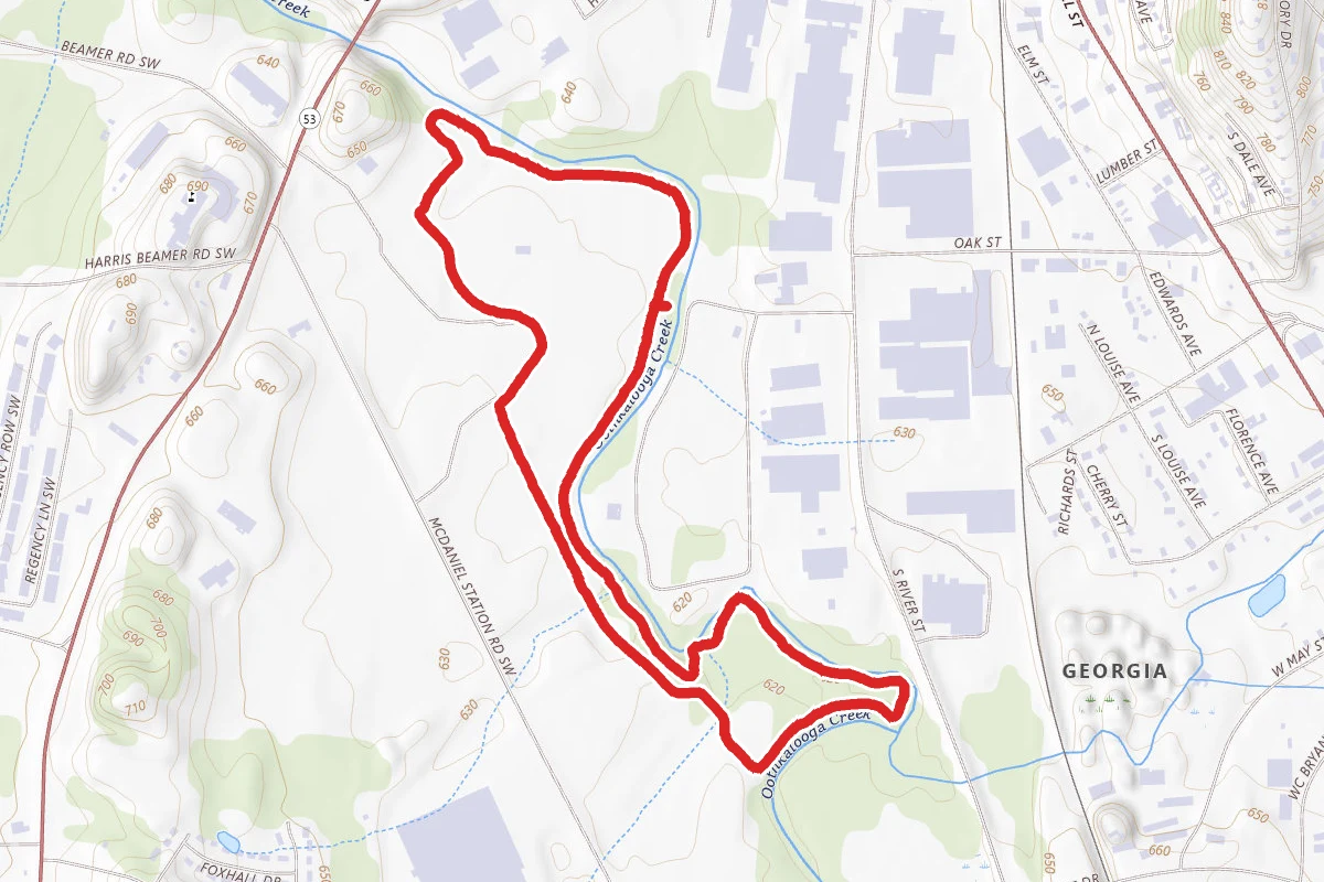 Oothkalooga Creek Loop