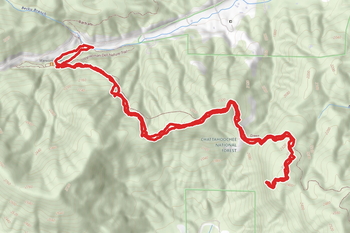 Big Rock via Bartram Trail