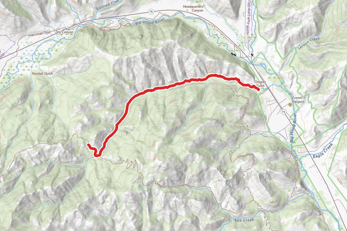 Oregon Gulch Trail