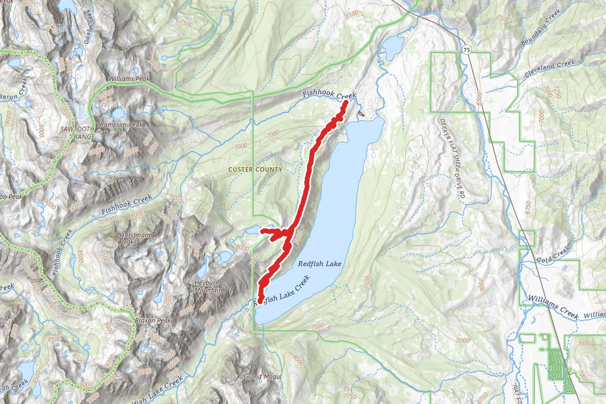 Redfish to Bench Lakes via Trail 101