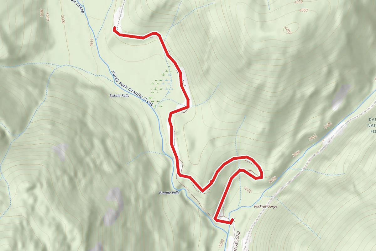 Granite Falls and Roosevelt Grove Trail