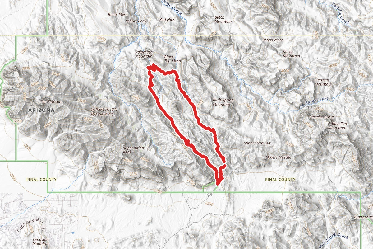 Weaver's Needle Loop Trail