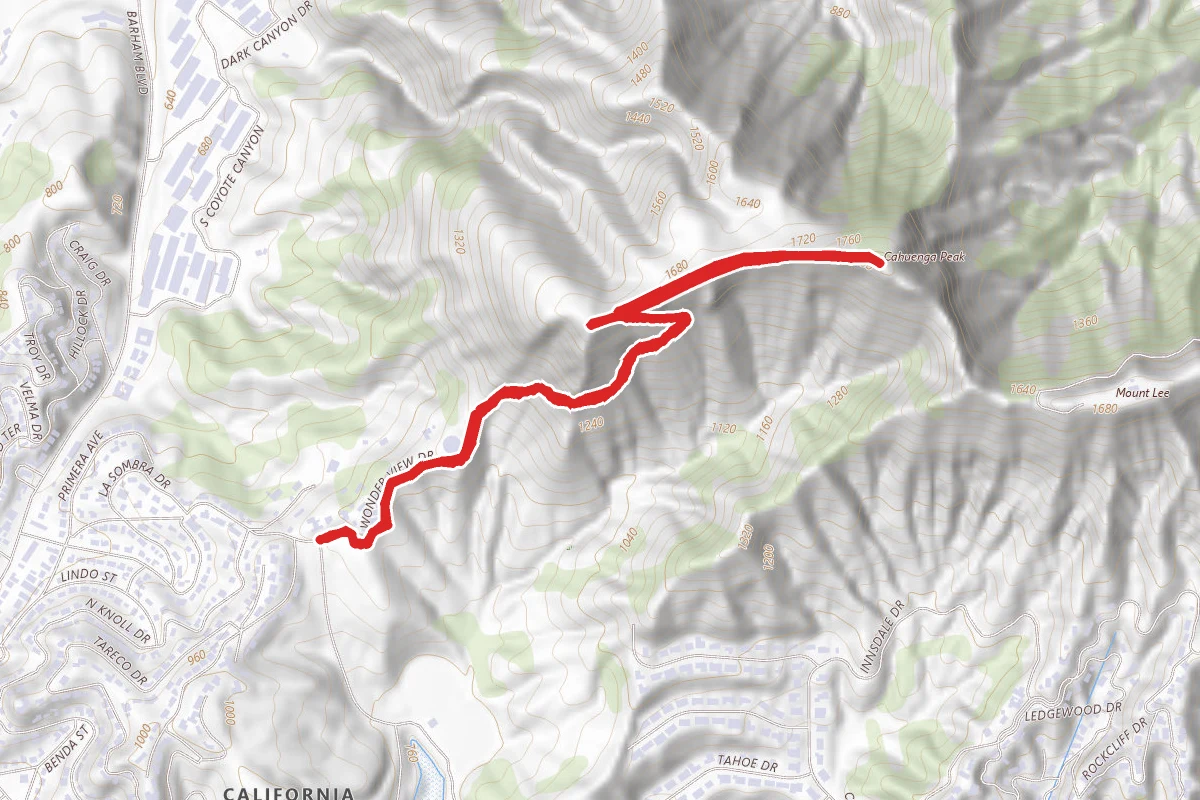 Cahuenga Peak via Burbank Peak Trail