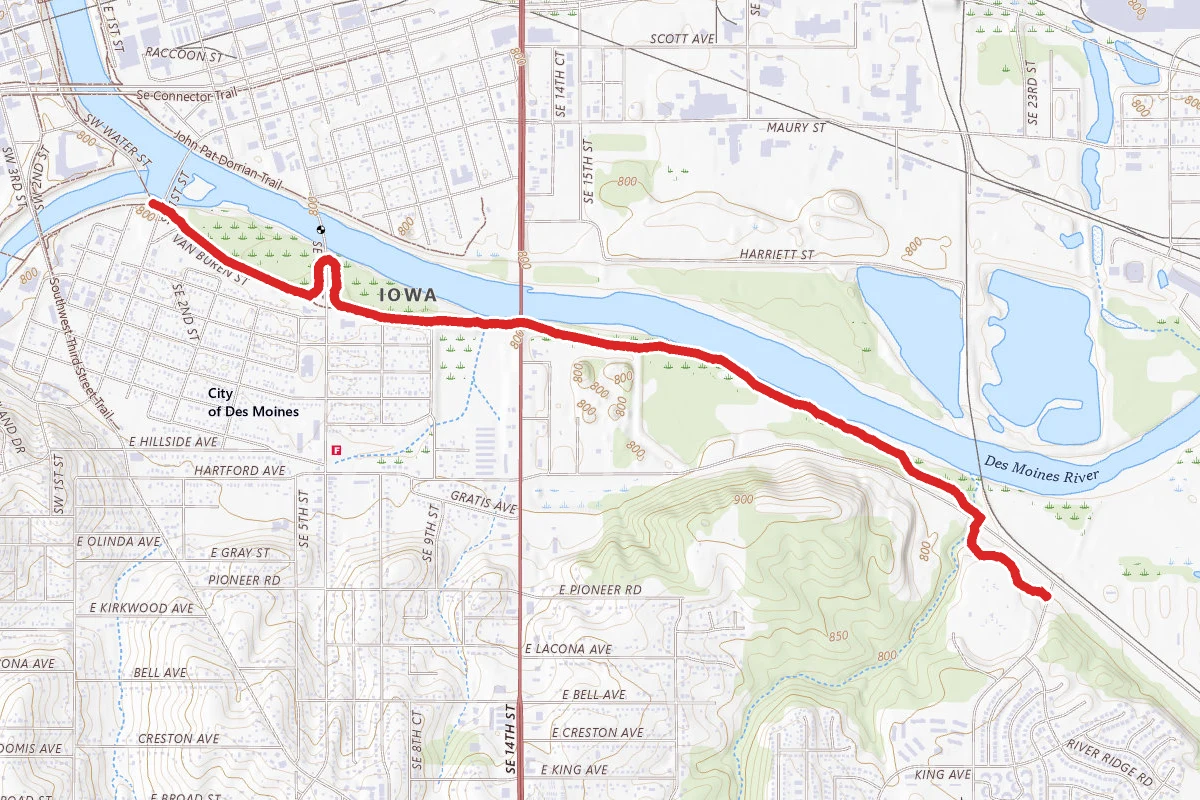 Des Mointes River Trail