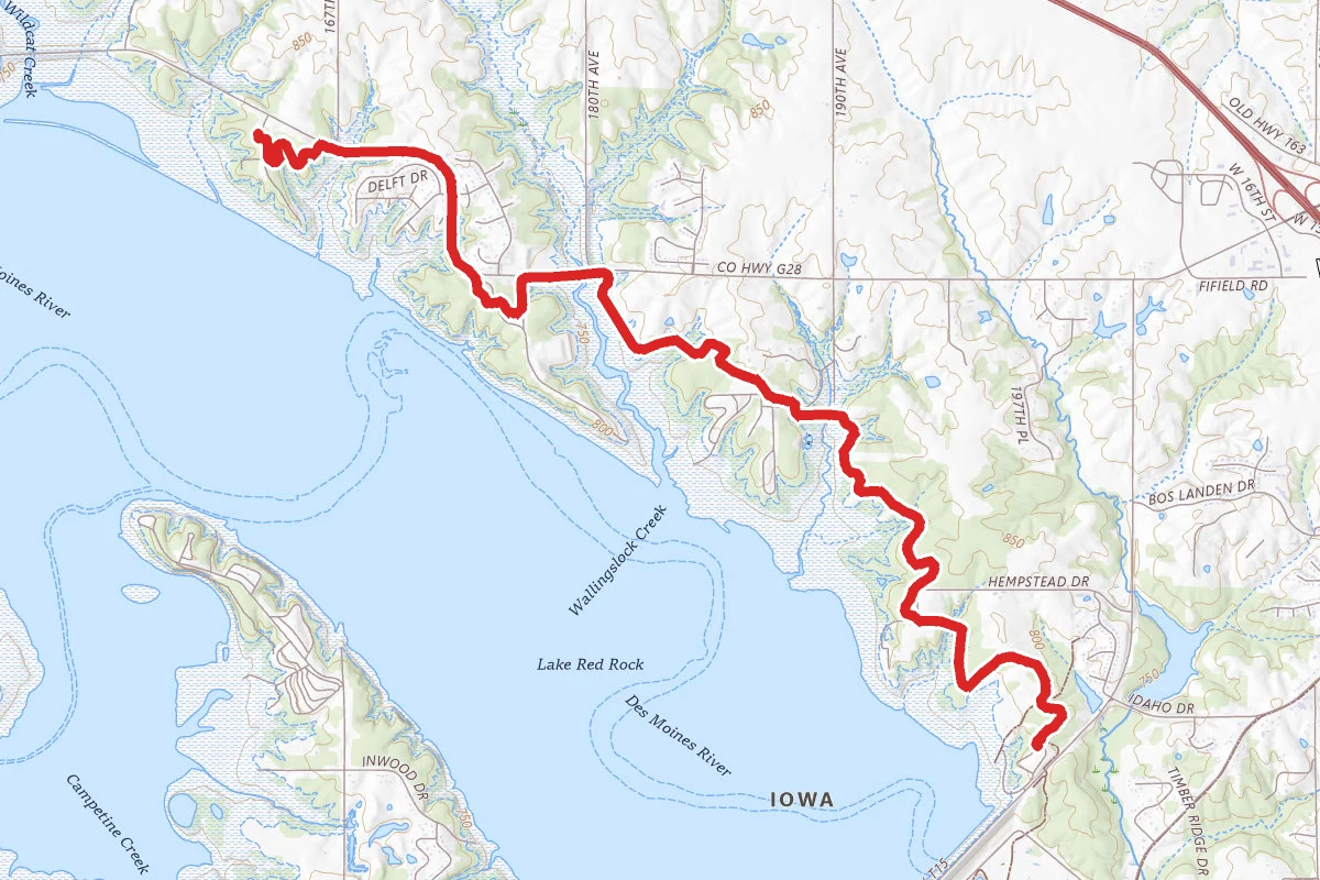 North Overlook Campground to Fifield Recreation Area