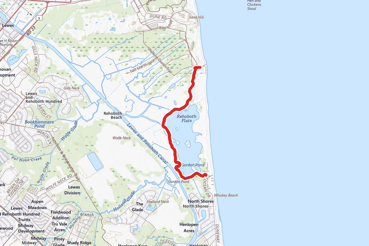 Gordons Pond Trail