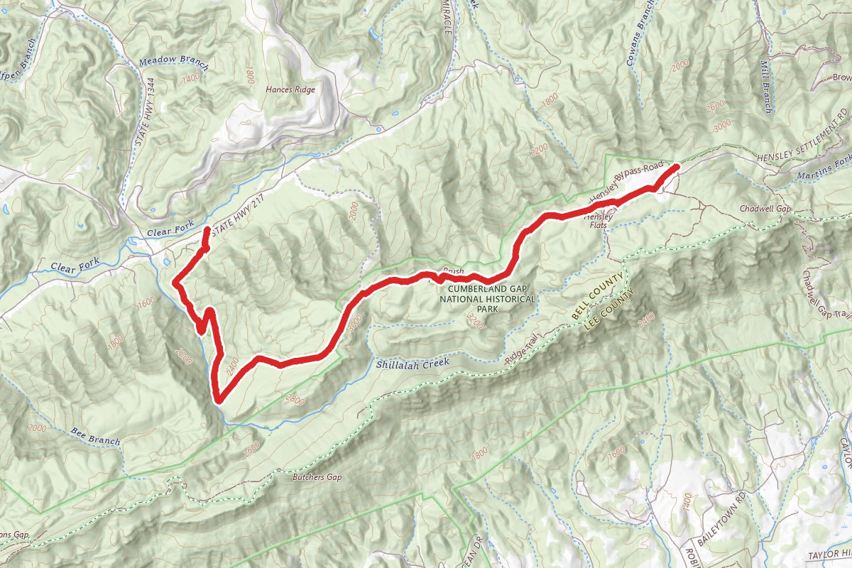Shillalah Creek Trail