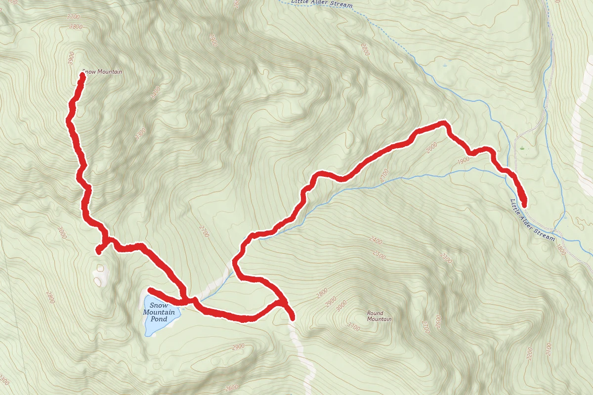 Snow Mountain Chain of Ponds
