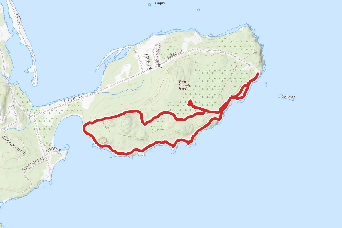 Inland, Bog, Thompson, and Costal Trail