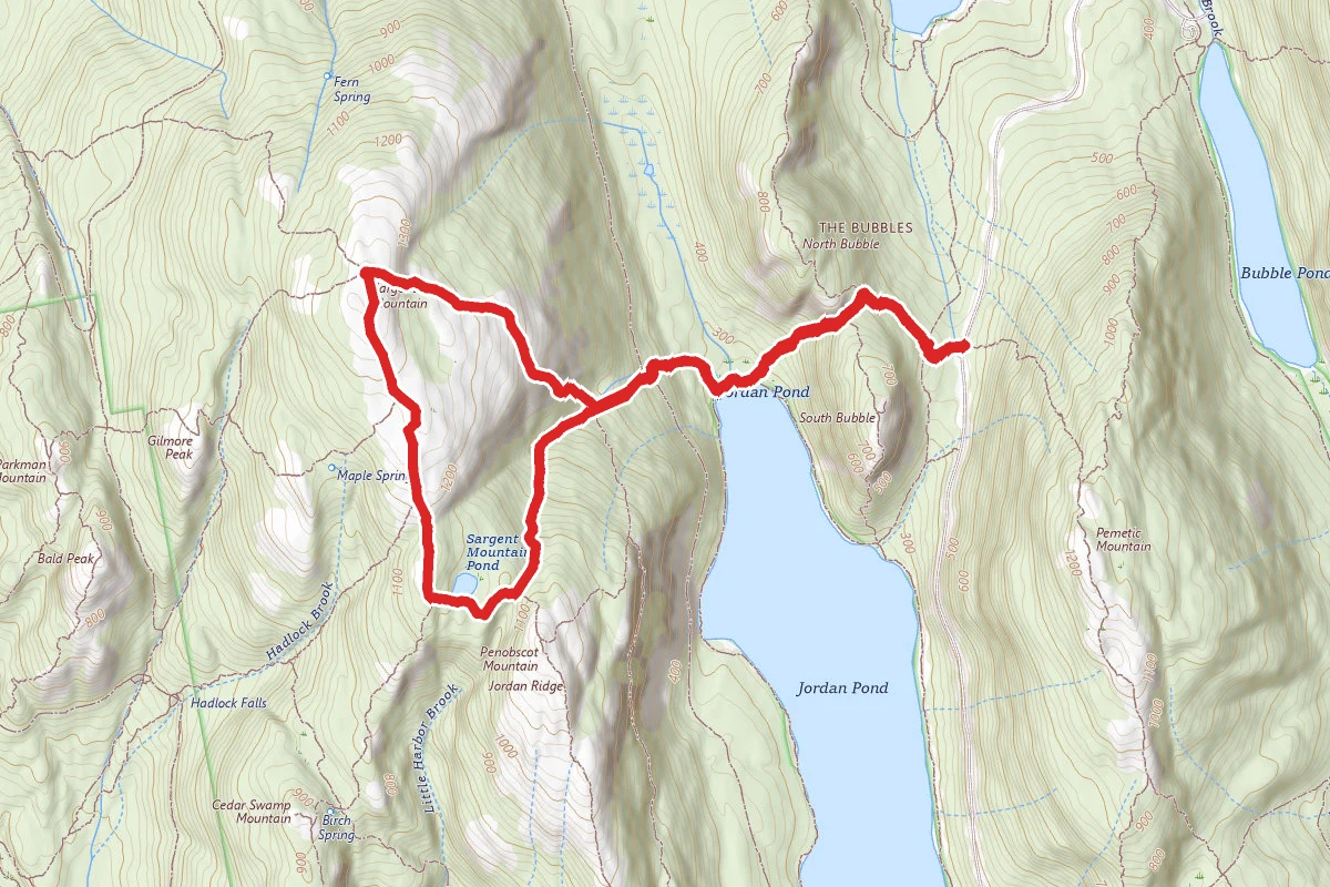 Bubble Divide and Sargent East Cliffs Trail Loop