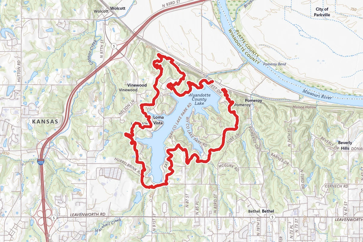 Wyandotte County Lake Loop Trail