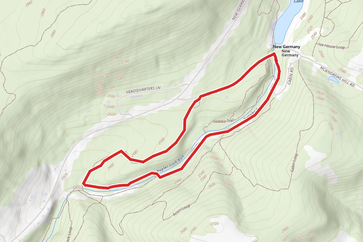 New Germany Turnpike Trail and Hemlock Trail
