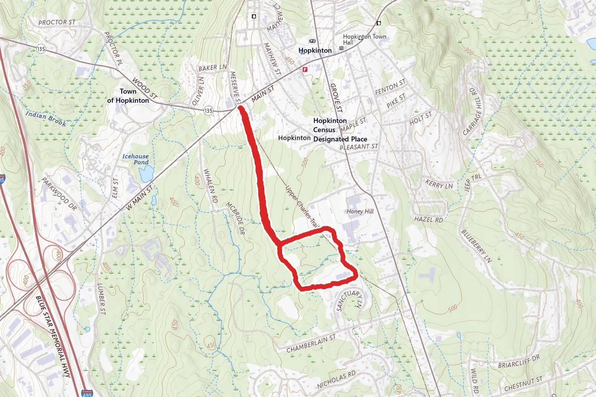 Hopkins Loop via Center Trail