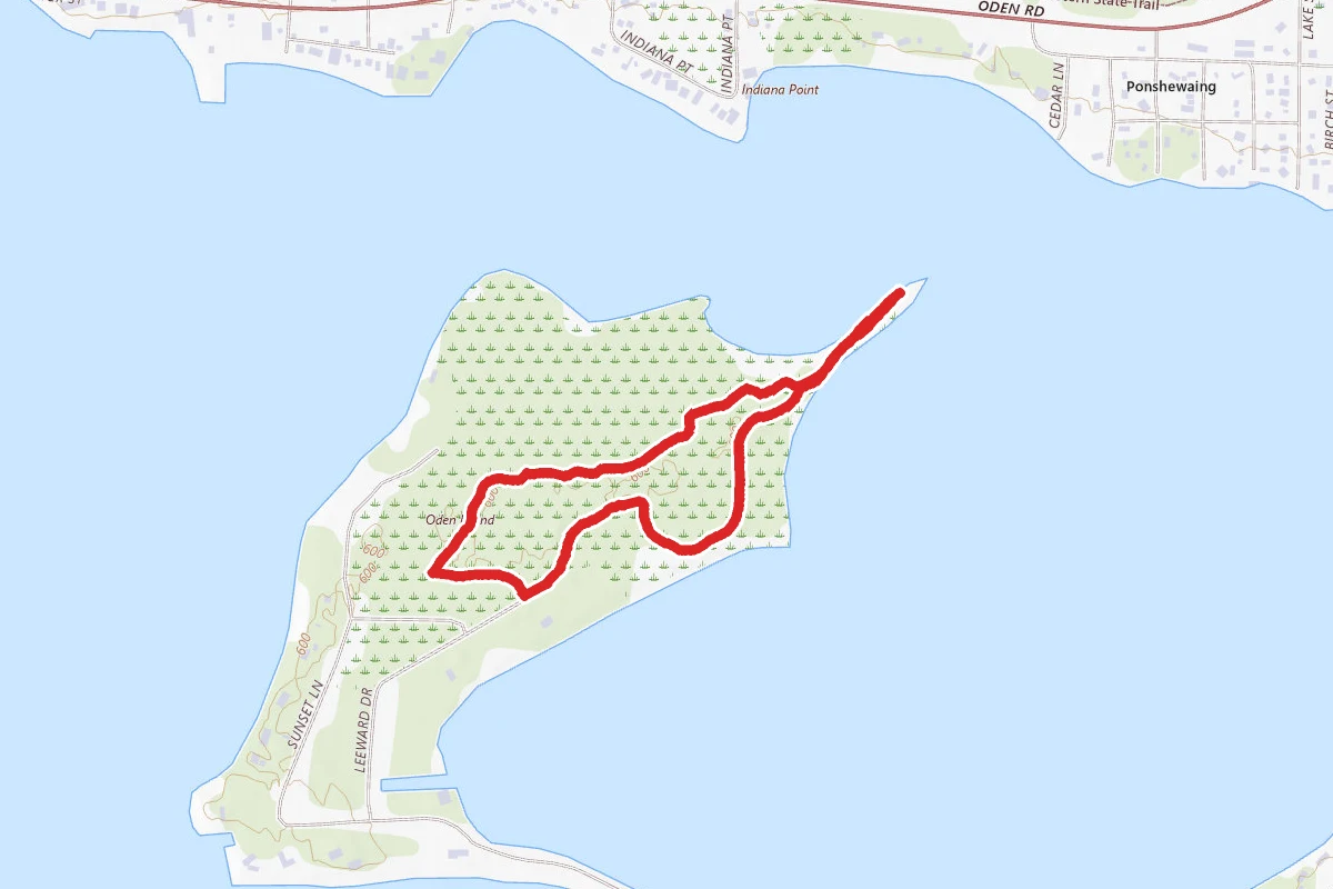 Oden Island Nature Preserve Loop