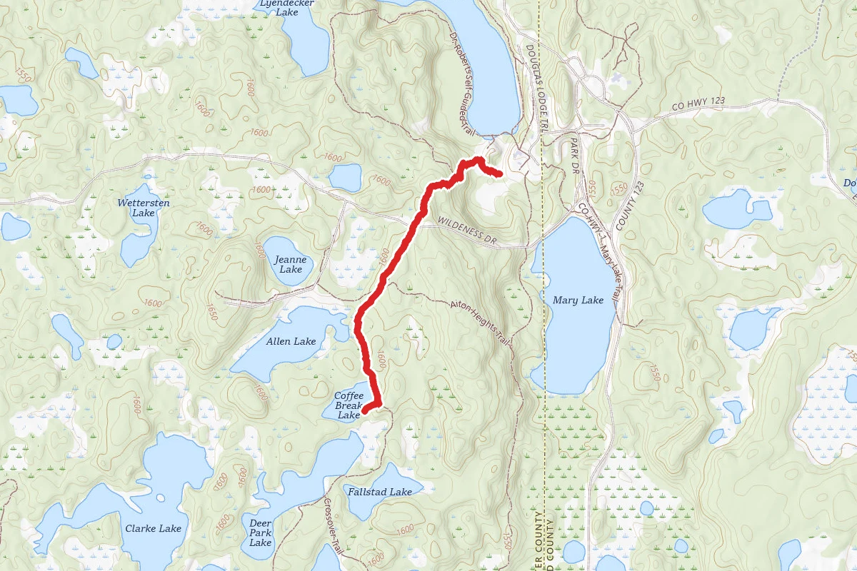 Coffee Break Lake via Deer Park Trail