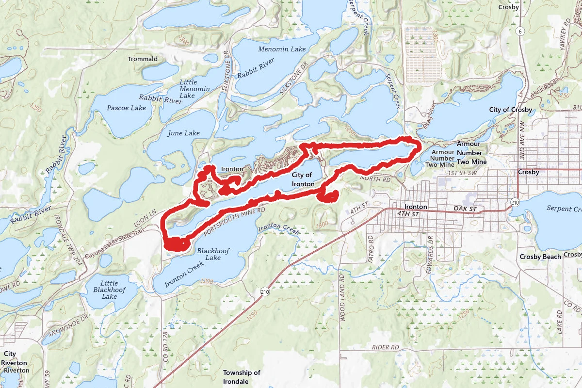Swtchback to Galloping Goose Loop